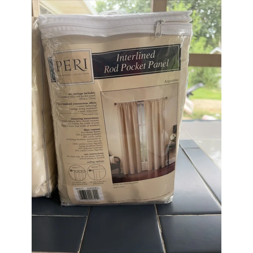 Peri Home Interlined Taffeta Rod Pocket 54